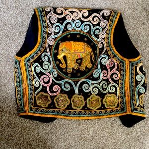 Vintage beaded vest
